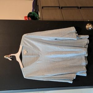 Light blue Wonderly top with bell sleeves